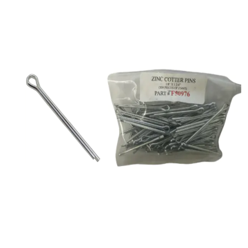 Cotter Pin -100 Count - 1/8" x 1 3/4" - Zinc