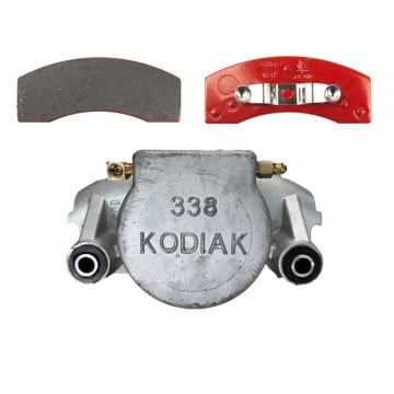 Kodiak Caliper 338 (Left Side) With Pads & Slider Pins - Dacromet Coated
