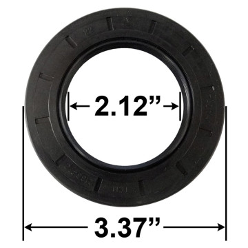 Double Lip Grease Seal - 2.12" I.D. - 3.37" O.D. Markings: 21334