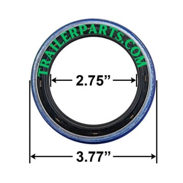 Double Lip Oil Seal - 2.75" I.D. - 3.77" O.D.