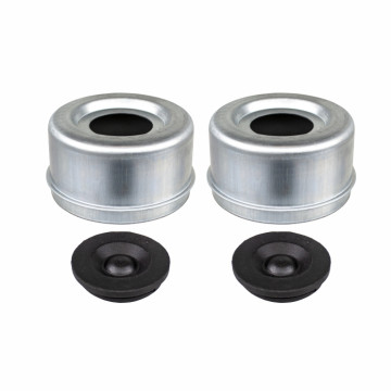 2.72" (2 23/32") Zinc Plated E-Z Lube&reg; Grease Cap Kit (1 Pair) Compatible w/ K71-319-00