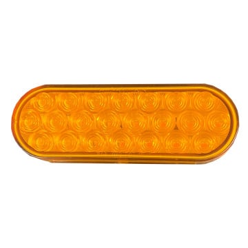 Optronics 6" Oval Warning Light (Strobe) - 22 LEDs - Waterproof