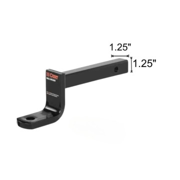 Class 2 Ball Mount - 1 1/4" Shank - 3,500 lbs. Capacity - 3 1/4" Drop - 9 3/8" Long 