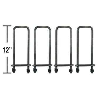 Buyers UB623512 U-Bolt Kit - For Truck Body Installation
