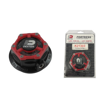 Dexter Fortress Threaded Aluminum Oil Cap - For 5,200lb-8,000lb Axles (2 7/8" I.D.) Fits Dexter - Lippert - Rockwell