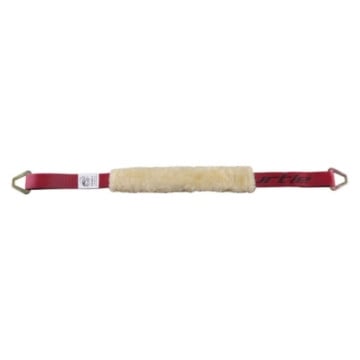 Snappin Turtle Axle Strap - 2" x 36" - With 12" Sheepskin Sleeve - 12K Capacity - Red