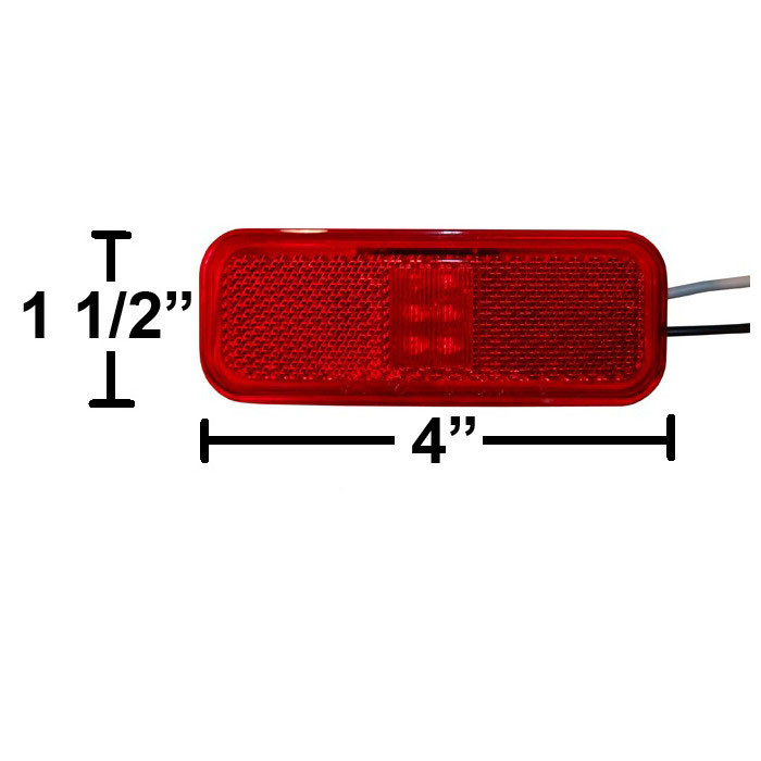Red Optronics Light Optronics MCL44RBP Marker Light - Red