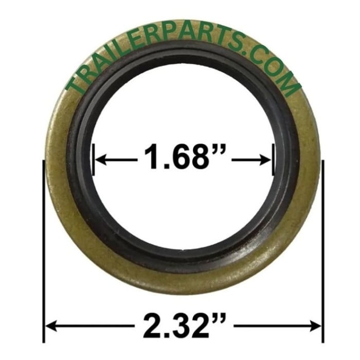 Double Lip Grease Seal: 168233