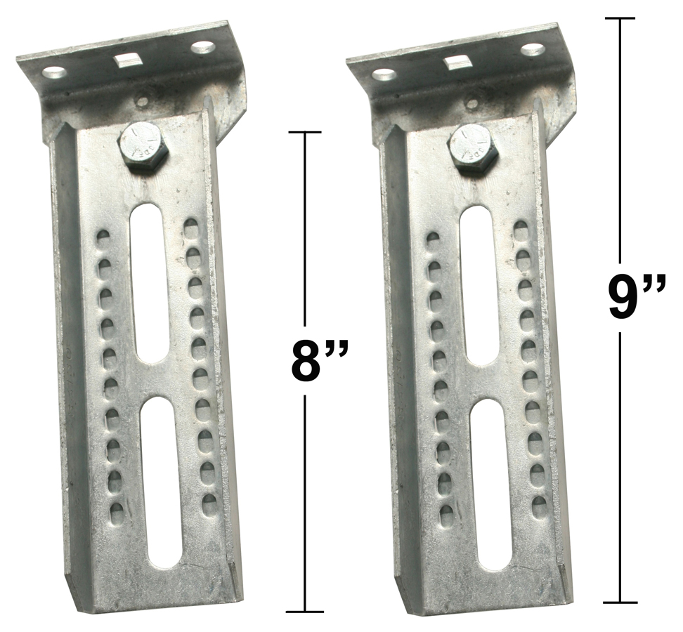 4) 8 Galvanized Swivel Bunk Bracket Kit with Hardware for 1.5 x 3 Crossmember e 4) 8 Galvanized Swivel Bunk Bracket Kit with Hardware for 1.5 x 3 Crossmember e