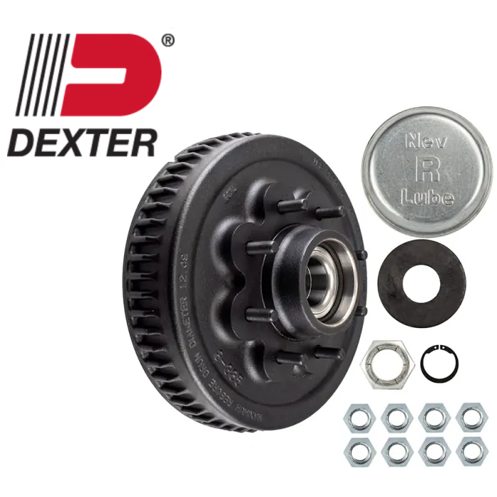 【sabo】DWE Blu-ray 12 x 2 Nev-R-Lube Brake Drum - 8 on 6 1/2