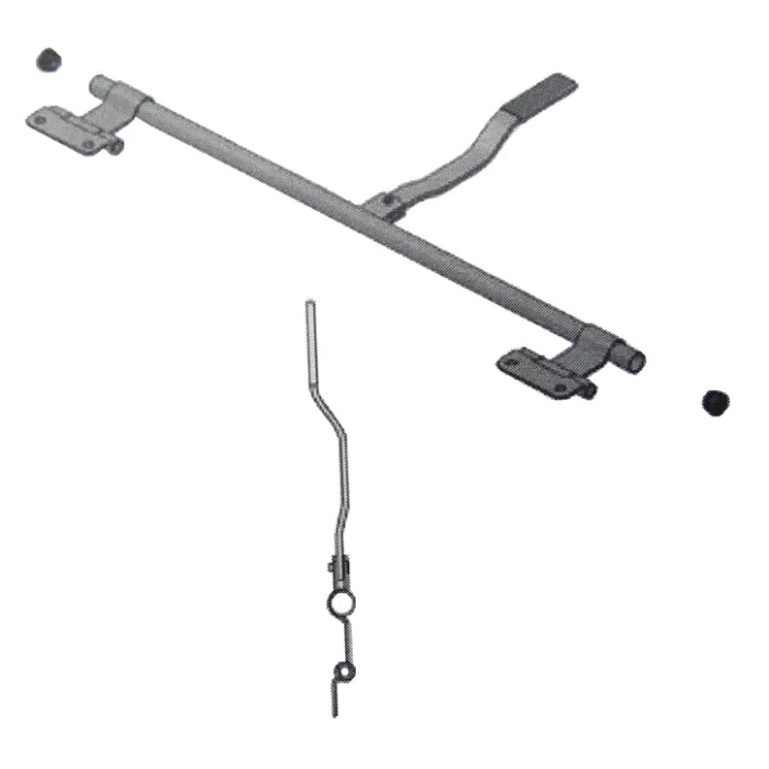 2 Pack 45 Aluminum Cargo Trailer Swing Door Hinged Cam Bar Lock Hasp