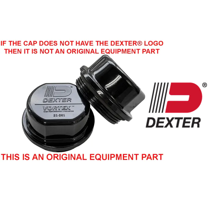Dexter K71-G01-73 Vortex Grease Caps Dexter K71-G01-73 Vortex Grease Caps